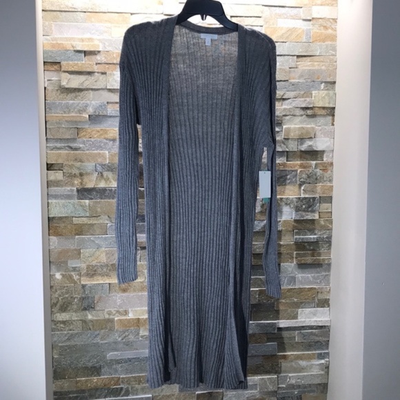 Abound Long Ribbed Construction Cardigan - Picture 3 of 7